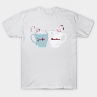 santa christmas mugs T-Shirt